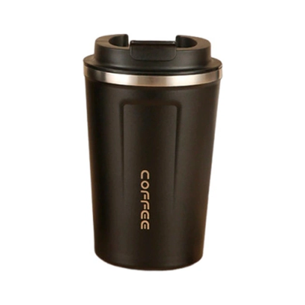 Термокружка Merlion 380 мл, чорна (Termo-304-380Black) - зображення 1