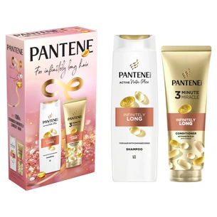 Набір косметики Pantene Pro-V Infinitely Long Шампунь 400 мл + Бальзам-ополіскувач 220 мл (8700216614870) picture 1