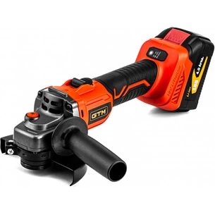 Шліфувальна машина GTM AGC18/125BL, 125мм, 18В, 3000-8500об/хв (без АКБ та ЗП) (AGC18/125BL_BARE TOOL) зображення 1