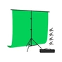 Фон Puluz PU5205G background with stand 200x200 cm green (PU5205G) - уменьшенное изображение 1