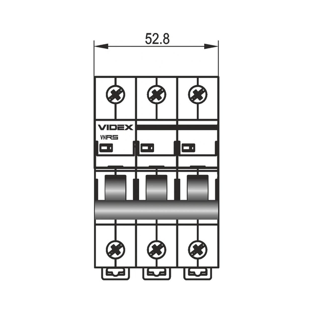 Вимикач навантаження Videx 3п 63А VF-RS-VN363 RESIST - picture 5