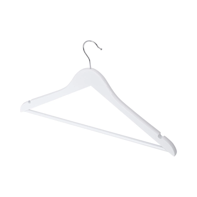 Плічка Idea Home 44.5 х 23 х 1.2 см Дерев'яні Білі 10 шт. (6707238) - picture 3