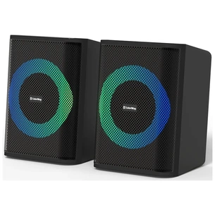 Акустична система ColorWay PulseRing 2.0 RGB USB Black (CW-SPU04BK) зображення 1