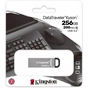 USB флеш накопичувач Kingston 256GB DT Kyson Silver/Black USB 3.2 (DTKN/256GB) - уменьшенное изображение 4