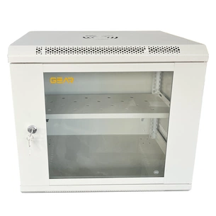 Шкаф настенный GEAR 9U 19" 600x450x500 мм, + полка 19", grey (GWMSN-9U-600-450G) изображение 1