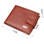 Гаманець Canpellini З натуральної шкіри Світло-коричневий (21508) - зменшене зображення 3
