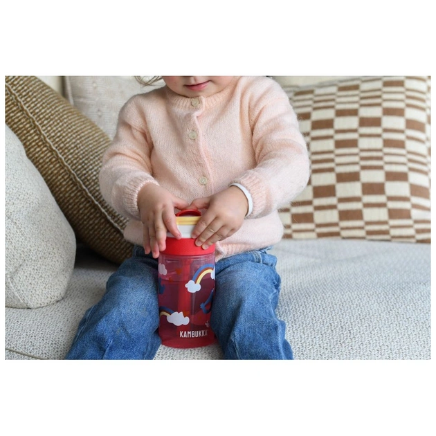 Пляшка для води Kambukka Lagoon kids Love Birds 400 мл рожева (11-04060) - picture 9