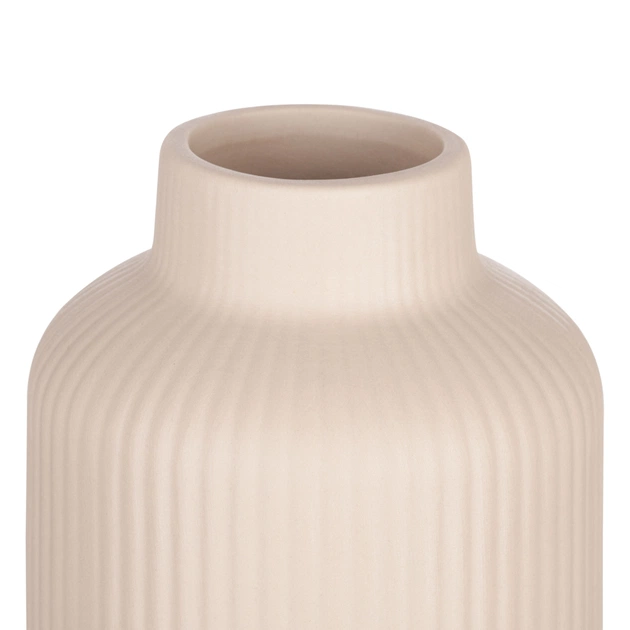 Ваза Ardesto Savona, 8х15см, порцеляна, бежевий (AR3804B) - picture 3