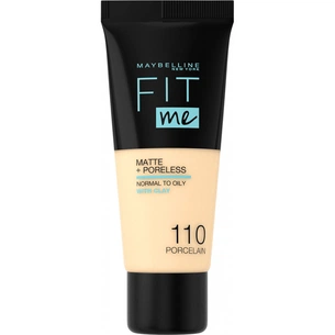 Тональний крем Maybelline New York Fit Me Matte + Poreless 110 - Porcelain 30 мл (3600531324506) зображення 1