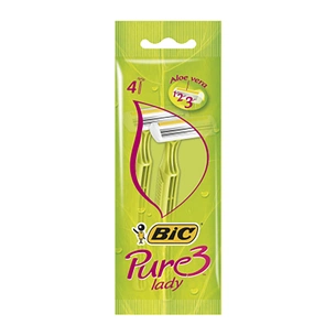 Бритва Bic Pure 3 Lady 4 шт. (3086126726984) зображення 1