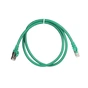 Патч-корд 1м S/FTP Cat 6 CU PVC 26AWG 7/0.16 green 2E (2E-PC6SFTPCOP-100GRN) - зменшене зображення 2