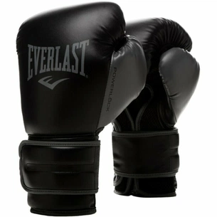 Боксерські рукавички Everlast Powerlock Training Gloves 870310-70-816 чорний/сірий 16 oz (009283608354) зображення 1