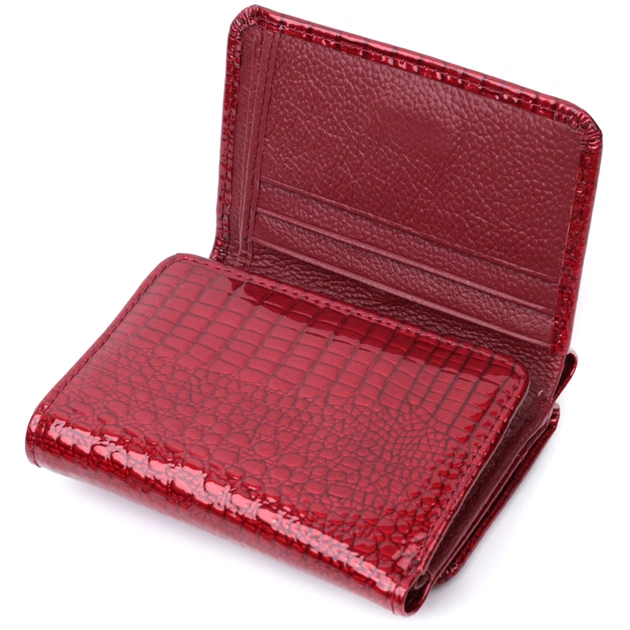 Гаманець ST Leather З натуральної шкіри Червоний (22731) - picture 6