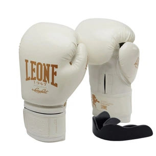 Боксерські рукавички Leone GN059W White/Gold 12 унцій (GN059W_White_12oz) зображення 1