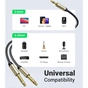 Кабель мультимедійний 3.5mm M to 2x6.35mm M 1.0m gray Ugreen (UGR-10613) - зменшене зображення 7