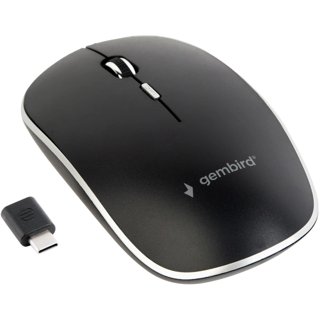 Мишка Gembird MUSW-4BSC-01 Wireless Black (MUSW-4BSC-01) - зображення 1