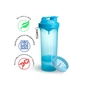 Шейкер спортивний SmartShake Slim 500ml Neon Blue (10253101) - зменшене зображення 10
