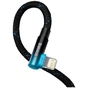 Кабель Baseus MVP 2 USB Type-C - Lightning (M/M), 20W, 1 м Black/Blue (CAVP000221) - зменшене зображення 4