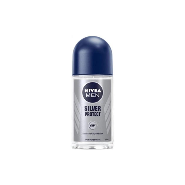 Антиперспірант Nivea Men Срібний захист кульковий 50 мл (42269083/4006000032726/4006000032733) - зображення 1