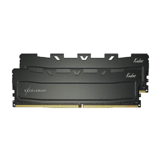 Модуль пам'яті для комп'ютера DDR4 32GB (2x16GB) 3200 MHz Black Kudos eXceleram (EKBLACK4323222CD) - зображення 1