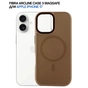 Чохол до мобільного телефона BeCover FIBRA ArcLine MagSafe Apple iPhone 17 Brown (715373) - зменшене зображення 7