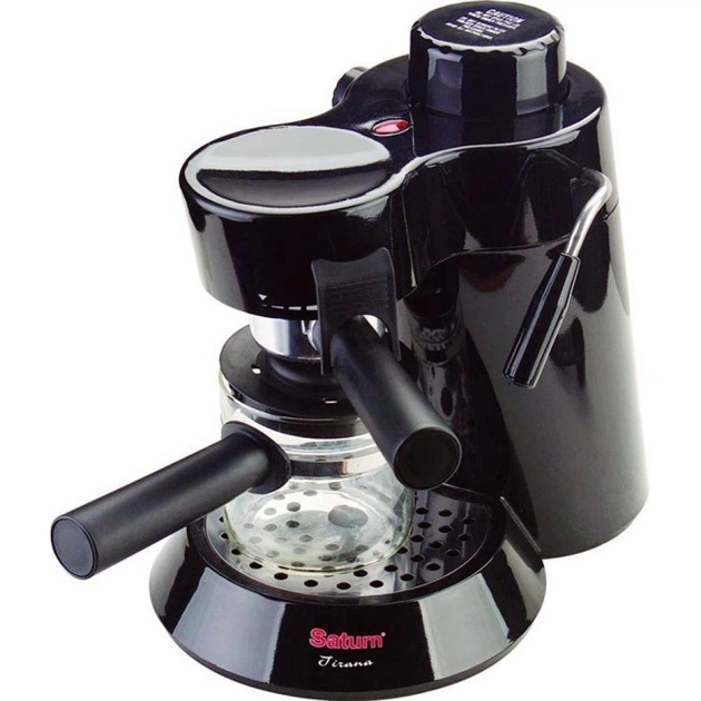 Ріжкова кавоварка еспресо Saturn ST-CM7086 Black - изображение 1