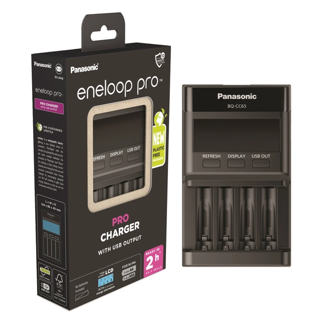 Зарядний пристрій для акумуляторів Panasonic Flagship charger (BQ-CC65E) - изображение 1