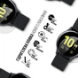 Плівка захисна Armorstandart Matte hydrogel Samsung Watch Active 2 Aluminum 44mm 4 pcs (ARM92110) - зменшене зображення 2