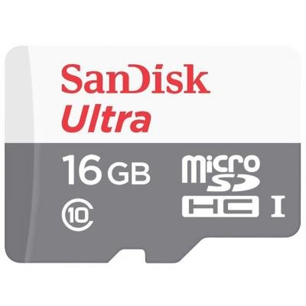 Карта пам'яті SanDisk 16GB microSDHC class 10 UHS-I (SDSQUNB-016G-GN3MN) - изображение 1