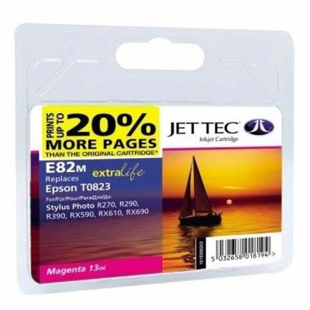 Картридж Jet Tec EPSON StPh R-270/390/RX-590 Magenta E82M (110E008203) - изображение 1