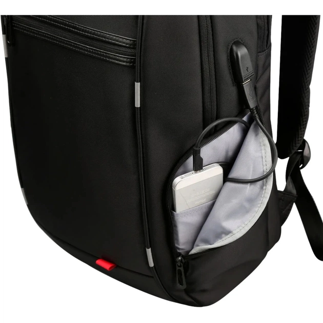 Рюкзак для ноутбука Tavialo 15.6" Smart TB20-1 black, 20л, 46х31х19см (TB20-124BL) - picture 9