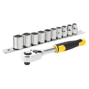 Набір торцевих головок Stanley торцевих 3/8" 10 шт. з тріскачкою (STMT82670-0) изображение 1