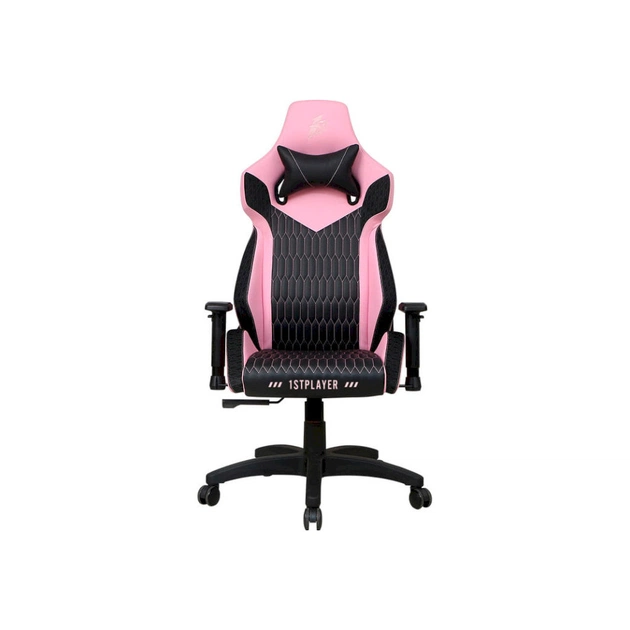 Крісло ігрове 1stPlayer WIN101 Black-Pink - зображення 1