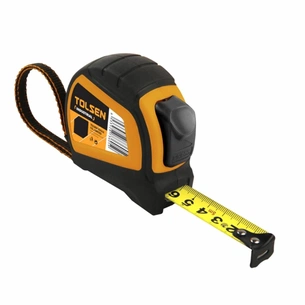 Рулетка Tolsen 8 м х 25 мм автостоп ЕРГО (36015) зображення 1