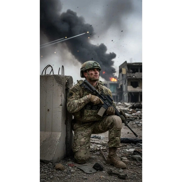 Шолом військовий Alpine Crown Bulletproof Helmet Fast Tweron Kevlar XL Камуфляж (25110-001-XL) - picture 5