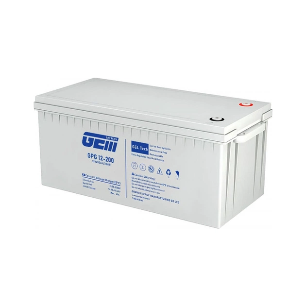 Батарея до ДБЖ GEM GPG 12V-200Ah (GPG 12-200) - зображення 1