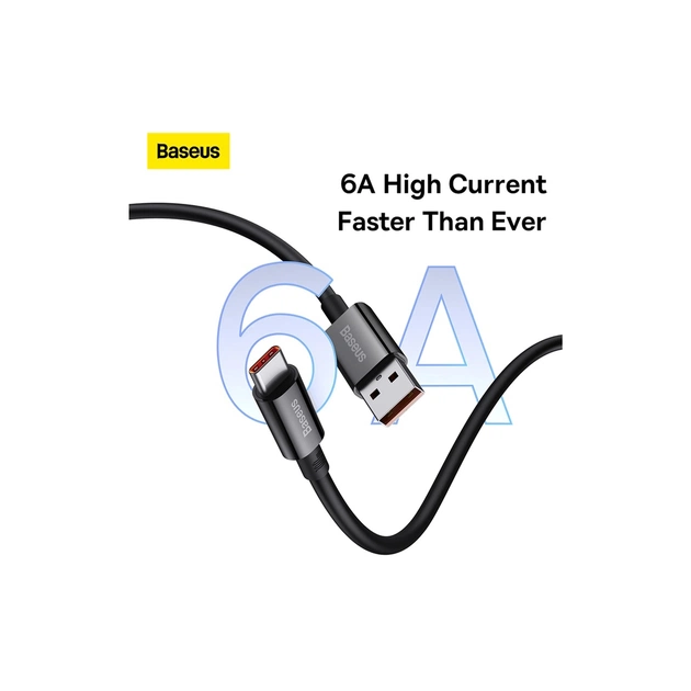 Дата кабель USB 2.0 AM to USB-C 1.0m Superior Fast Charging 100W cluster black Baseus (P10320102114-00) - изображение 12