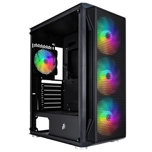 Корпус 1stPlayer X5-BK-4F1-PS-600FK-EU Black 600W зображення 1