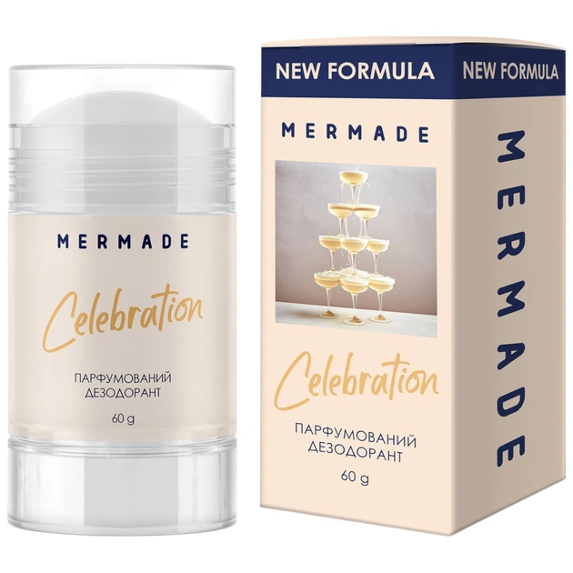 Дезодорант Mermade Celebration Парфумований 60 г (4823122901033) - зображення 1