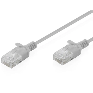 Патч-корд 1.5м, UTP, cat.6, Sliim, AWG 32/7, Cu, LSZH, grey Digitus (DK-1618-015S) зображення 1
