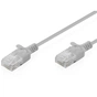 Патч-корд 1.5м, UTP, cat.6, Sliim, AWG 32/7, Cu, LSZH, grey Digitus (DK-1618-015S) - зменшене зображення 1