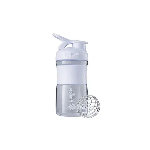 Шейкер спортивний BlenderBottle SportMixer 20oz/590ml White (SM 20oz White) - picture 1