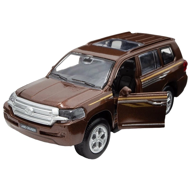 Машина TechnoDrive Toyota Land Cruiser коричневый (KM250420) - изображение 9
