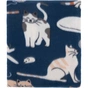 Плед Ardesto Fleece 100% поліестер, котики, синій 130х160 см (ART0725PB) - зменшене зображення 3