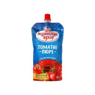 Соус Маленький кухар Томатне пюре 200 г (4820264290148) зображення 1