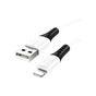 Дата кабель USB 2.0 AM to Lightning 1.0m 2.4A silicone X82 white HOCO (6931474768544) - уменьшенное изображение 2