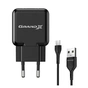 Зарядний пристрій Grand-X CH-03T USB 5V 2,1A Black + cable USB -> Type C, Cu, 4A, TPE (CH-03T) - зменшене зображення 1