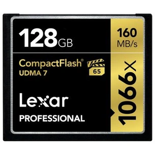 Карта пам'яті Lexar 128GB Compact Flash 1066X Professional (LCF128CRBEU1066) зображення 1