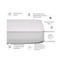 Наматрацник MirSon бамбуковий Bamboo двосторонній + Алое Віра 283 200x220 см (2200000346841) - зменшене зображення 3