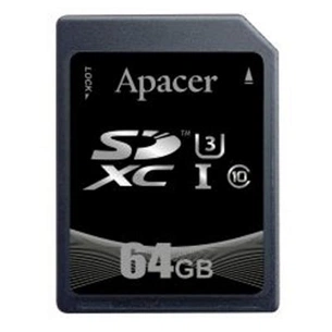 Карта пам'яті Apacer 64GB SDHC Class10 (AP-ISD064GIA-1FTM) зображення 1